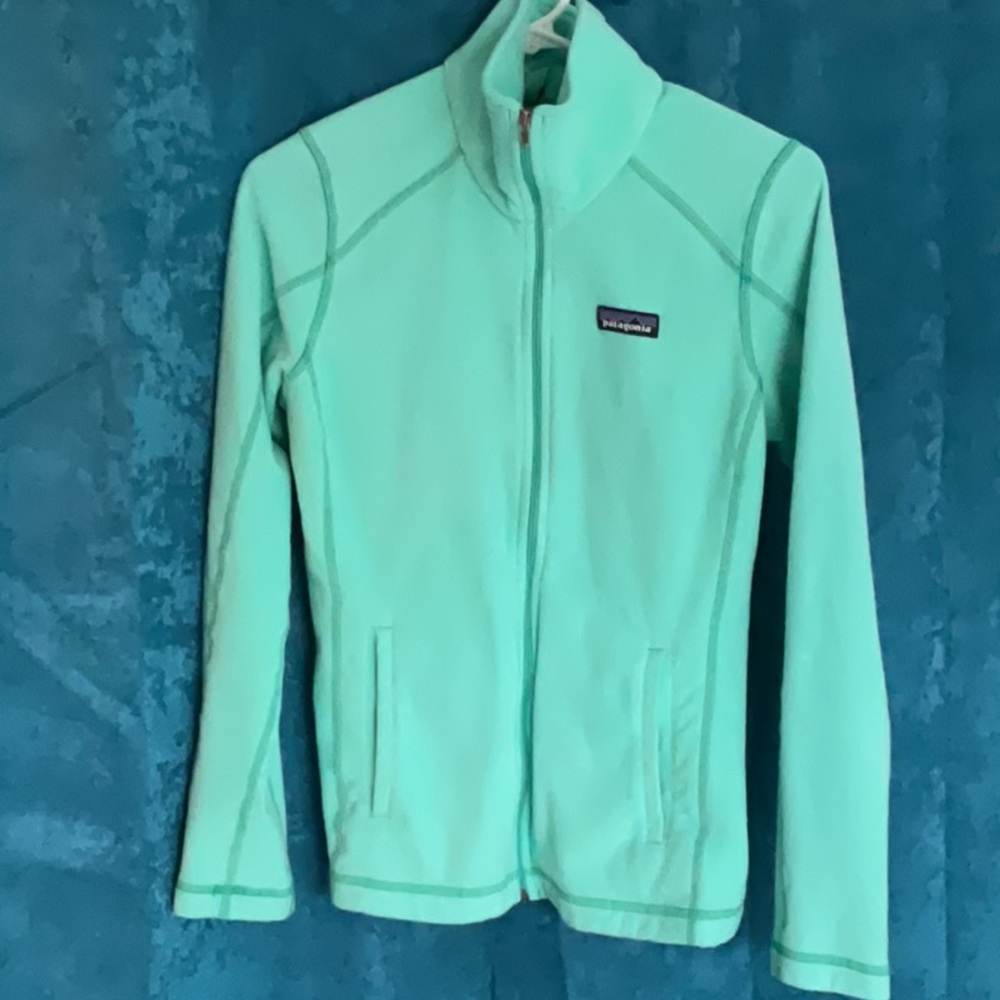 Mint Green Full-Zip Jacket